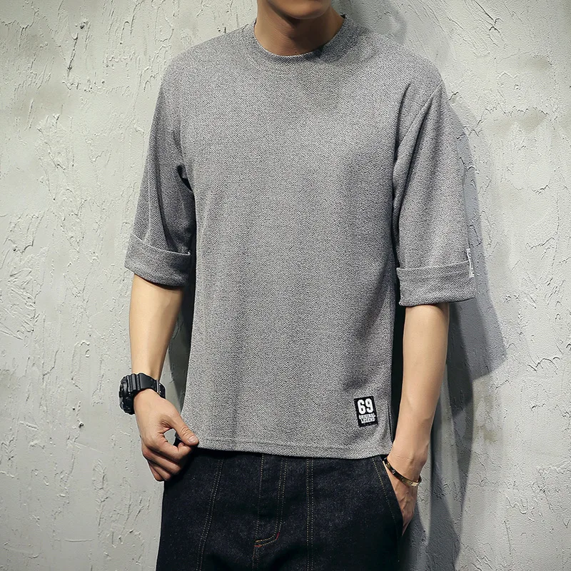 

Clothing Shop to Join Hot Selling Summer Short Sleeve Half-sleeve Shirt Loose Version of T-shirt Men's Japanese-style M-5xl Fash