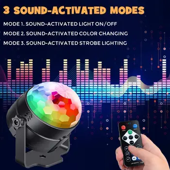 

Hot Adjustable Base Disco Party Light Ball LED Lighting For Car Home Wedding Party DJ Stage