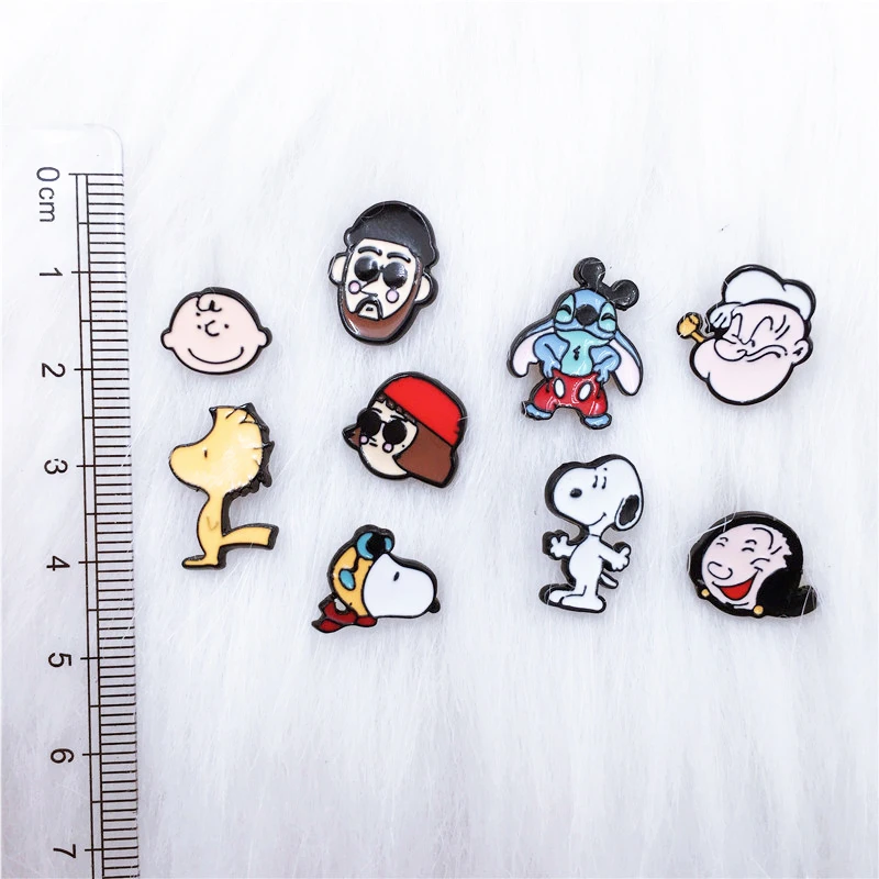 EUPNHY 1 шт., Милая брошь в виде собаки, Стич, Popeye, милая эмалированная булавка, значок, броши, ювелирные изделия, аксессуары