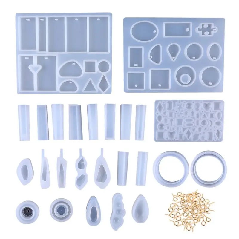 

Epoxy UV Resin Silicone Casting Mold Tools Set for DIY Pendant Jewelry Craft Making