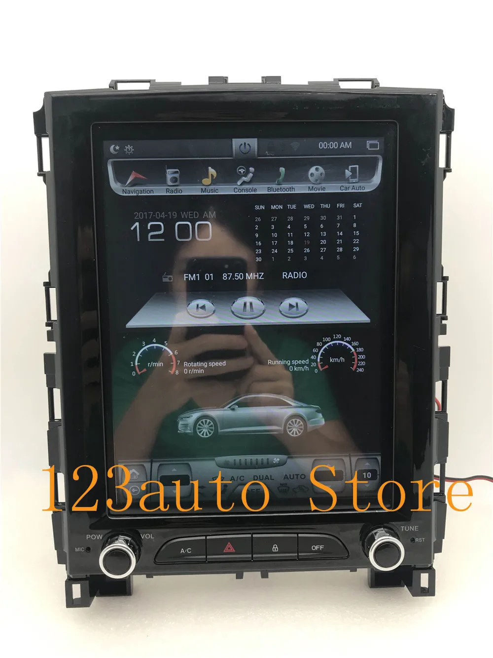 10,4 ''Tesla Стиль Android 8,1 автомобиля DVD gps плеер gps навигации для Renault KOLEOS megane PX6 carplay Радио стерео