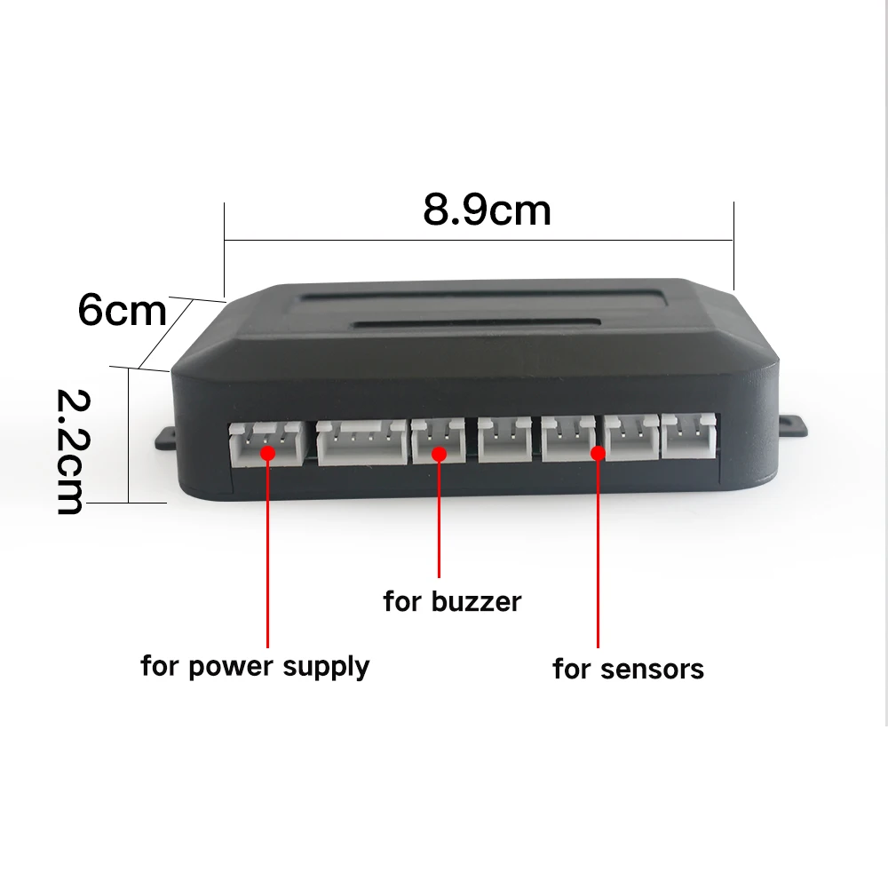 Car 12V 4 pure buzzer reversing radar, Parking Aid radar system, 22mm probe reversing sound