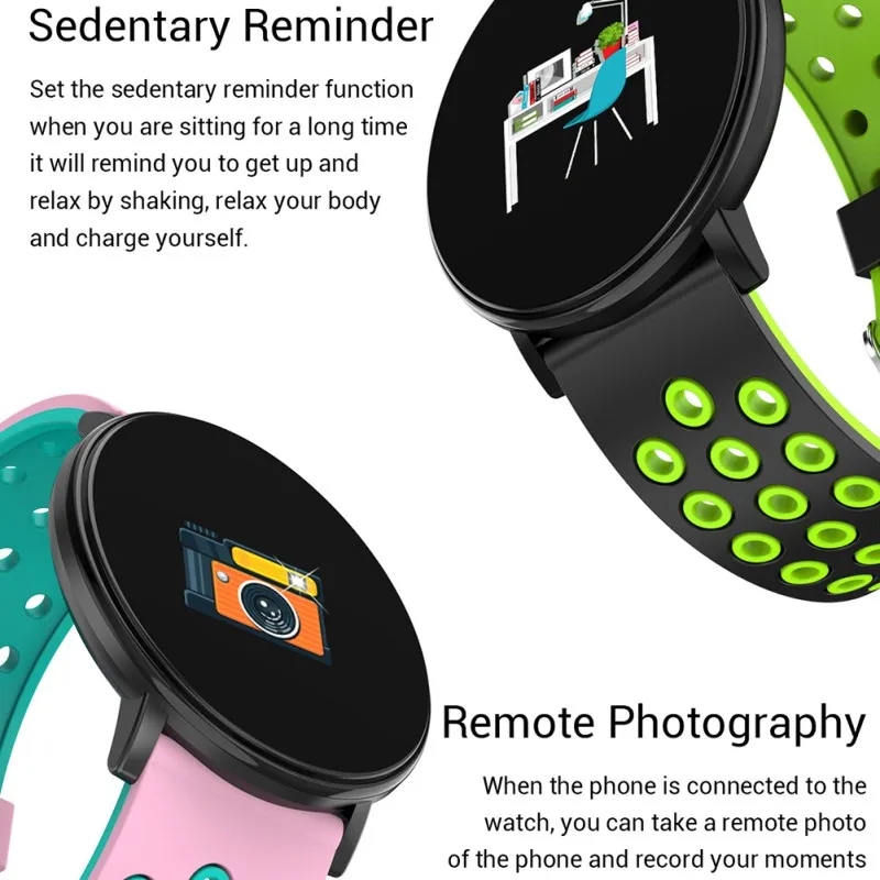  W8 Fitness Smart Watch Pedometer Wristband SmartWatch Heart Rate Monitor Activity Tracker Waterproo - 4000322297277