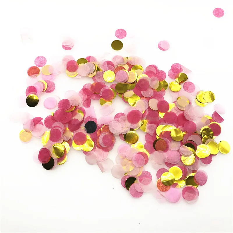 Round Glitter Table Confetti Birthday Party Wedding Decoration Sparkle MulticolorGoldSilver Paper Confetti Supplies PT56 (1)