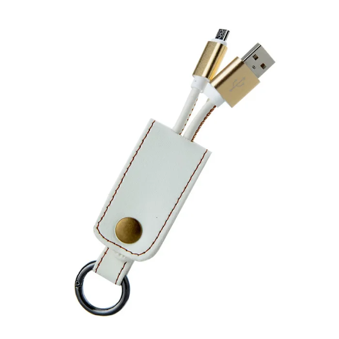 Микро USB кабель брелок из искусственной кожи на основе полиуретана Телефон зарядный шнур для Android телефонов NC99