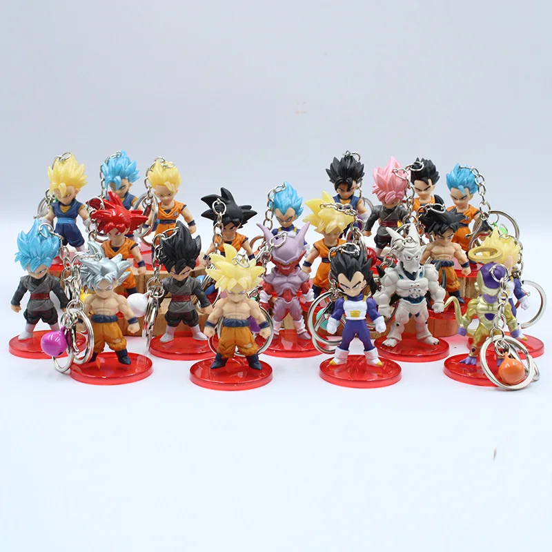 21 Dragon Ball Garage Kit подвеска брелок Сунь Укун Вегета фриша кукла игрушка автомобиль кулон брелок