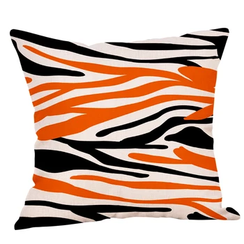 

4pcs/pack Throw Pillow Cover Living Room Cotton Linen Bedroom Cushion Office Bed Chair Car Interior Milk Cow Home Protective