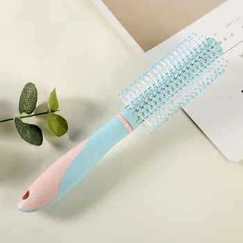 

Round Rolling Hair Brush Plastic Hairstyle Wavy Curly Care Fluffy Comb Hairdressing Barber Tool Beauty Salon Styling