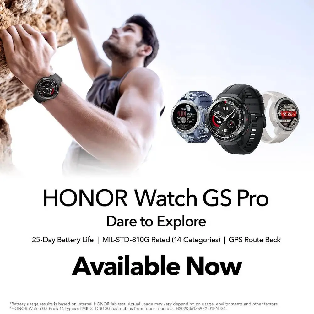 Global Version Honor Watch GS Pro SmartWatch GPS