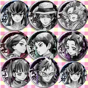 

Anime Demon Slayer Kimetsu No Yaiba Himejima Uzui Tengen Bedge Cartoon Collect Backpacks Bags Badges Button Brooch Pin Gifts
