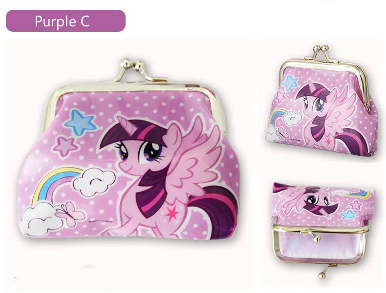 My Little Pony Единорог аутентичные Детские милые сумки для хранения девочек Портмоне милый мультфильм портмоне клатчи подарки на праздник день