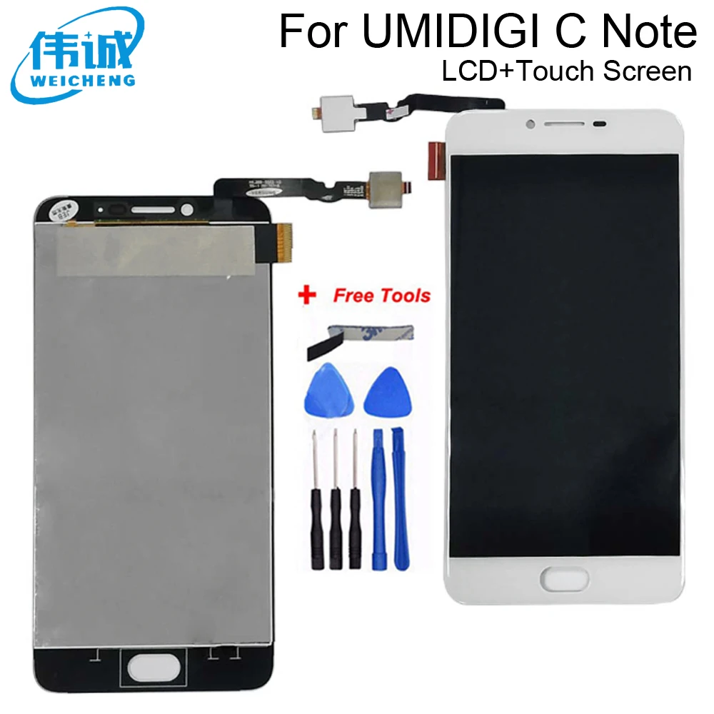 ЖК-дисплей и сенсорный экран в сборе для Umidigi C Note 5 дюйма ЖК-сенсор | Мобильные