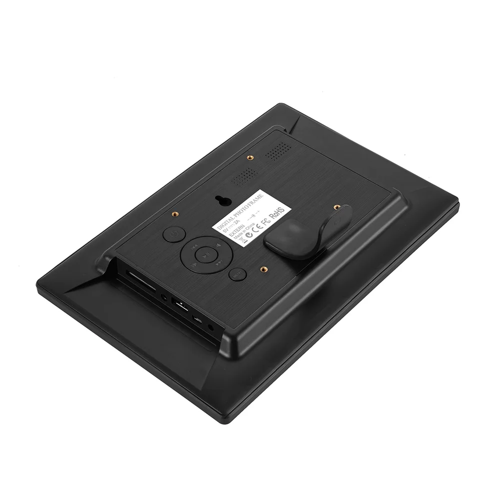 Высокое разрешение будильник карта цифровая фоторамка видео USB пульт дистанционного управления Музыка 1280x800 10,1 дюймов ips дисплей плеер