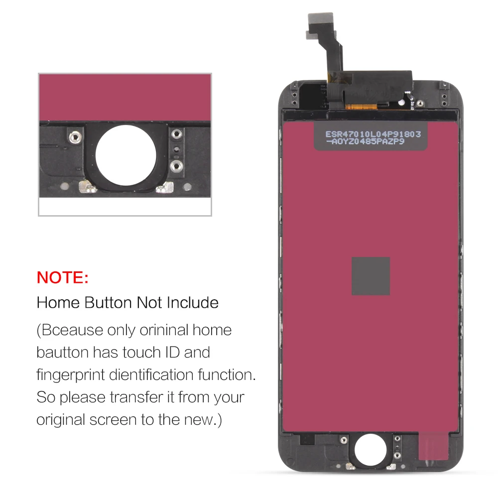 ЖК дисплей класса AAA +++ для iPhone 4 4S 6 5 5S 5C SE с сенсорным экраном и дигитайзером в