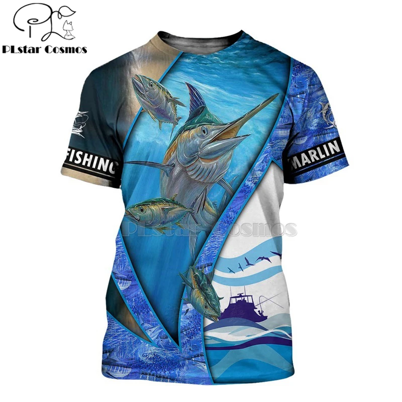 

2020 New Fashion Men hoodies 3D Print t shirt New Fisherman fisher Animal Fishing Art tees shorts sleeve Apparel Unisex -10