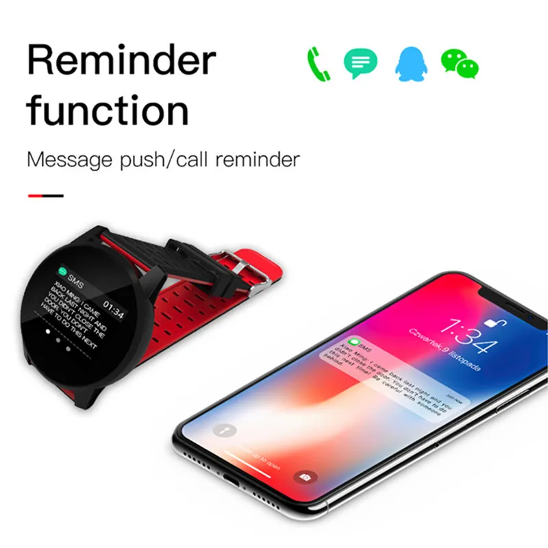 Bluetooth Smartwatch B2 поддержка кровяного кислорода давления сердечного ритма IP67 водонепроницаемые спортивные Смарт-часы для xiaomi huawei iphone