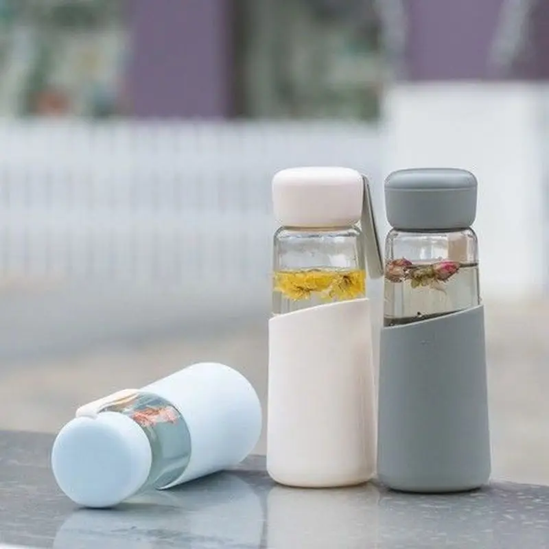 Гидро фляга Стекло Простой, маленький, и прекрасный портативный питьевой чашки литературные для мужчин и женщин креативный взрослых рука чашки кристалл