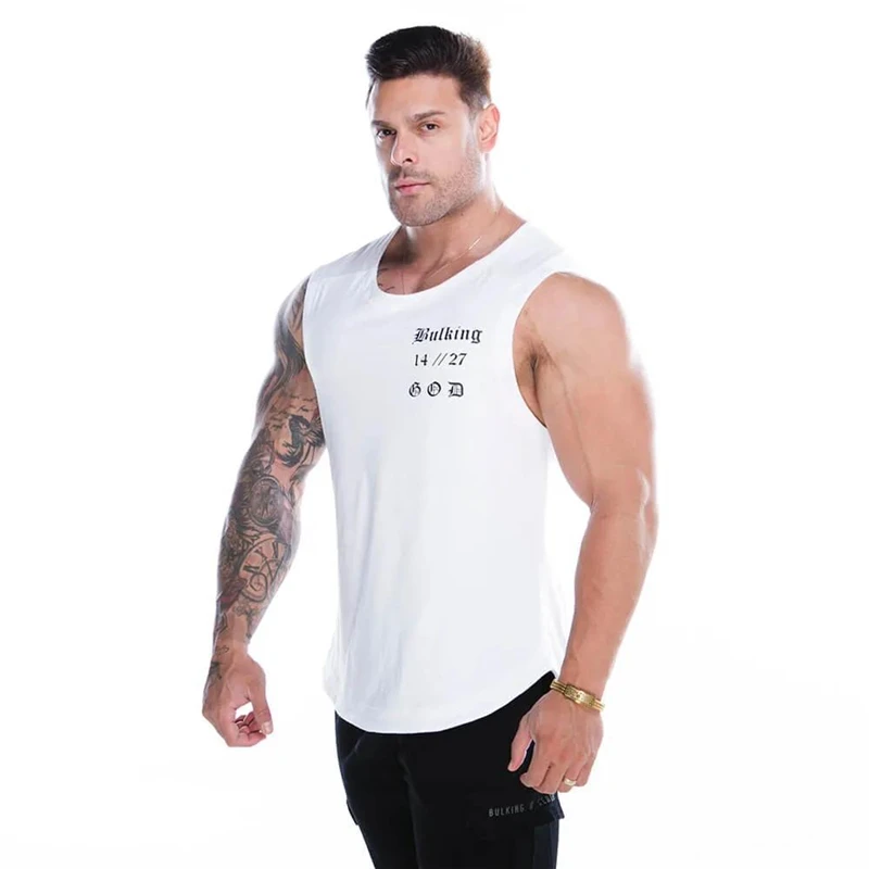 Men Tank Tops Bodybuilding Stringer Fitness Singlets Gyms Clothing Mens Sleeveless Shirt Vest debardeur homme ropa de hombre