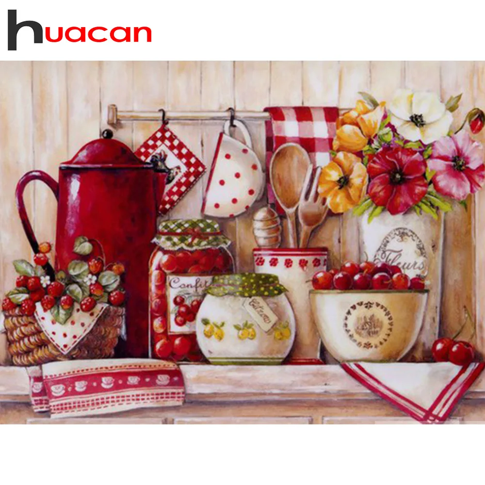 Алмазная 5d картина Huacan с пейзажем Набор для вышивки крестиком мозаика