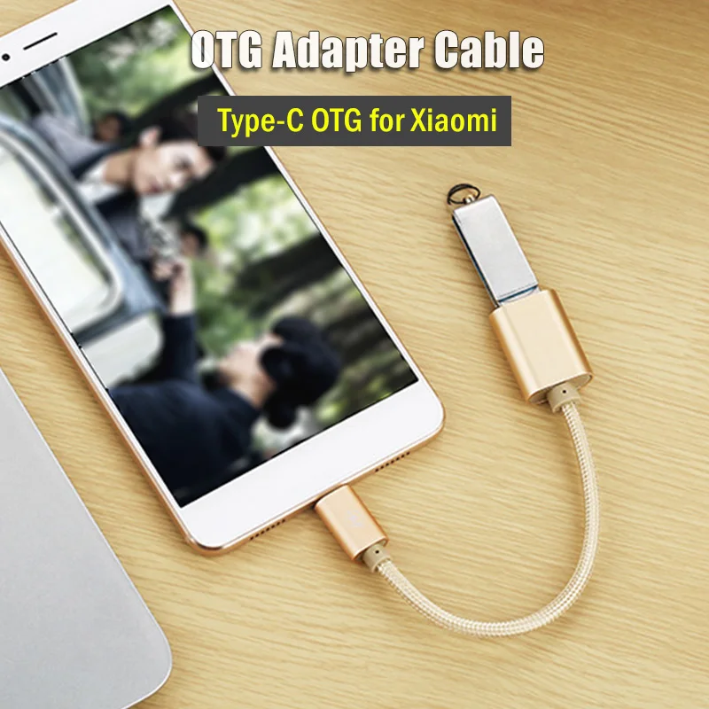 Кабель адаптер USB Type C OTG для Xiaomi Mi 6 8 9 10 11 9T 10T Pro Lite SE Poco M2 M3 X2 X3 NFC F1 F2 конвертер