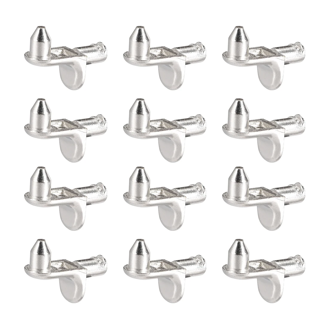 Uxcell 50pcs 선반 지원 페그 5mm L 자형 지원 가구 캐비닛 선반 브래킷..