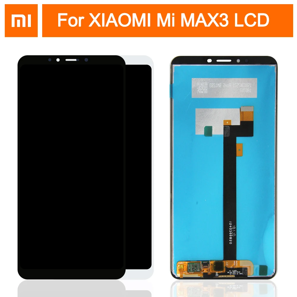 Для 6," Xiao mi Max 3 mi Max3 ЖК-экран с рамкой сенсорной панелью дигитайзер для Xiaomi mi Max 3 дисплей