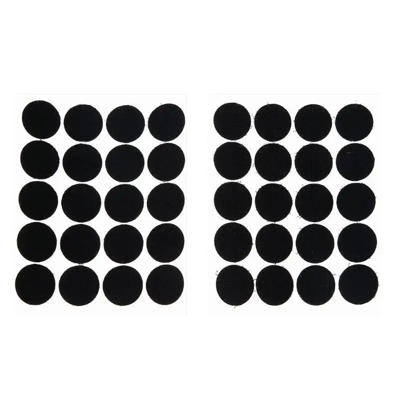 100 пар, двусторонняя самоклеящаяся нейлоновая клейкая лента с петлей на крючках для домашнего использования, аксессуары для шитья