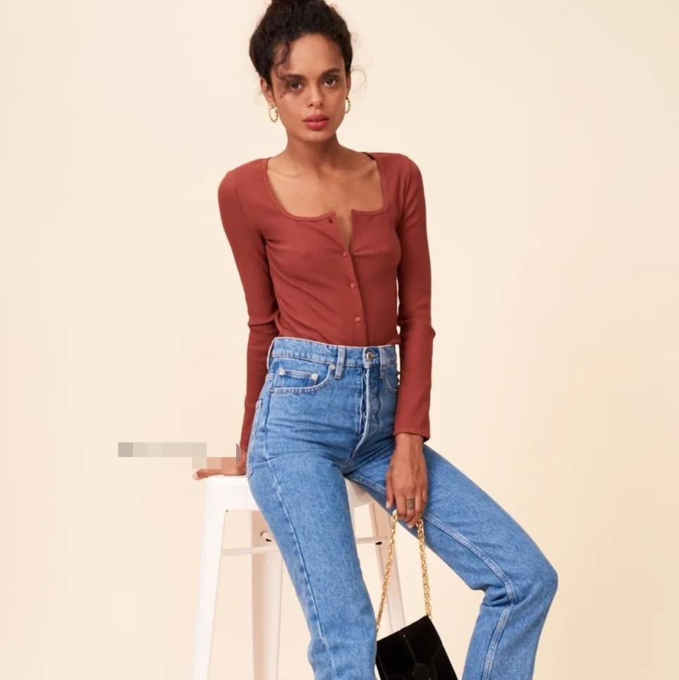 #Special Offers 2020 spring new vintage style square collar single breasted women slim short cardigans coat