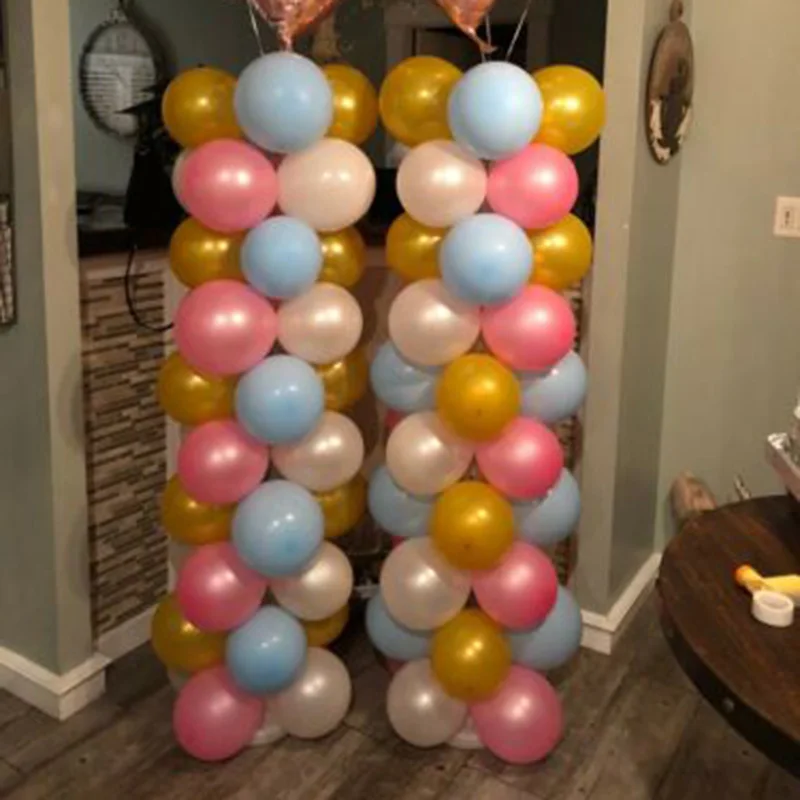  Set Balloon Arch Frame Column Stand Builder Kit For Birthday Wedding Decor