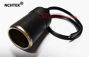 

NCHTEK CAR Charger Cigarette Female Connector Cable,Car Plastic Power Cigarette Jack Cable Injection Molding/Free shipping/10PCS