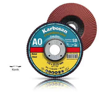 

Karbosan 115 mm Nk Flap Disc 60 Sand 10 Lu Package