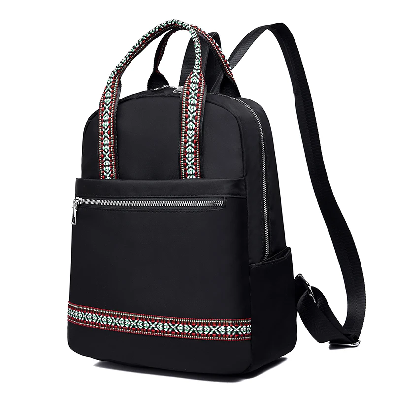 Ikaif National Style Women Backpack Waterproof Large Capacity Oxford School Bag For Teen Girl Female Travel Rucksack Laptop 2019 | Багаж и