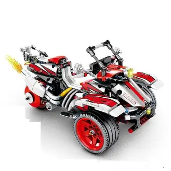 

511PCS Off-Road Car Building Blocks Technic Truck voiture Bricks Pullback Car Educational Toys for Children
