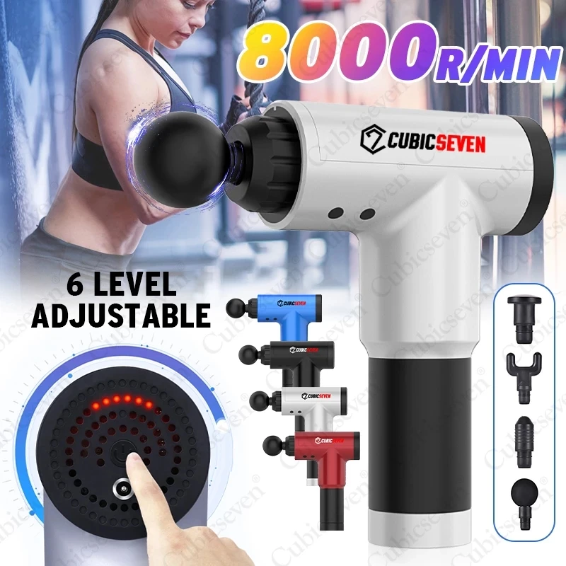 Muscle Massage Gun Electric Neck Massager High Speed Smart Hit Fascia Gun for Body Massage Relaxation Fitness Muscle Pain Relief