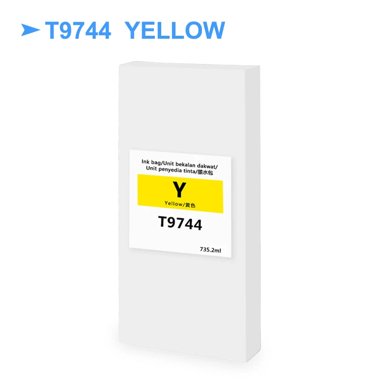 Cartucho de Tinta com Pigmento de Tinta para Impressora Epson Workforce Pro Wf-c869r Wf-c869rdtwfc Wf-c869rd3twfc T9741 T9742 T9743 T9744 - Imagem 5