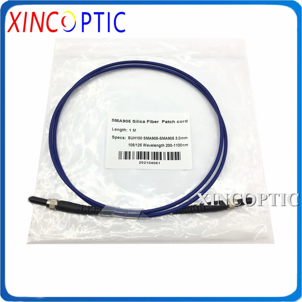 SUH100 SMA905-SMA905 3 0 мм 105/125 US-VIS200-1100nm 0.22NA 1/2/3/5M Silica металлический ободок SMA 100um
