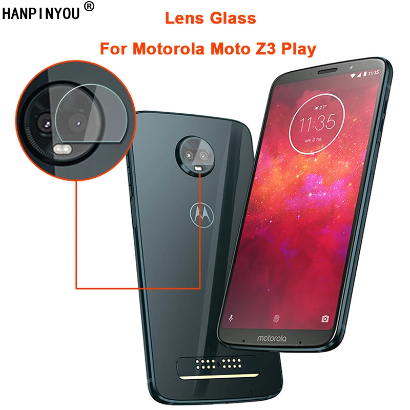 Прозрачная ультратонкая Защитная пленка для объектива задней камеры Motorola Moto Z3 Play