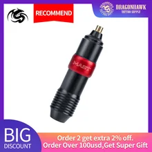 Топ Dragonhawk мачта Топ Татуировка пистолет роторная Татуировка ручка Профессиональный Перманентный макияж машина татуировки студия поставки