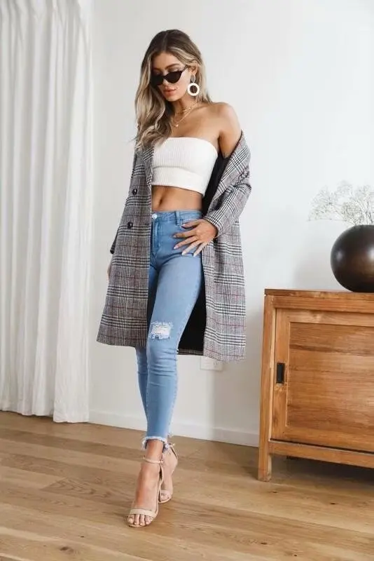 AliExpress женское платье поставка товаров зимнее длинное пальто с узором женское двубортное приталенное пальто P4-0751
