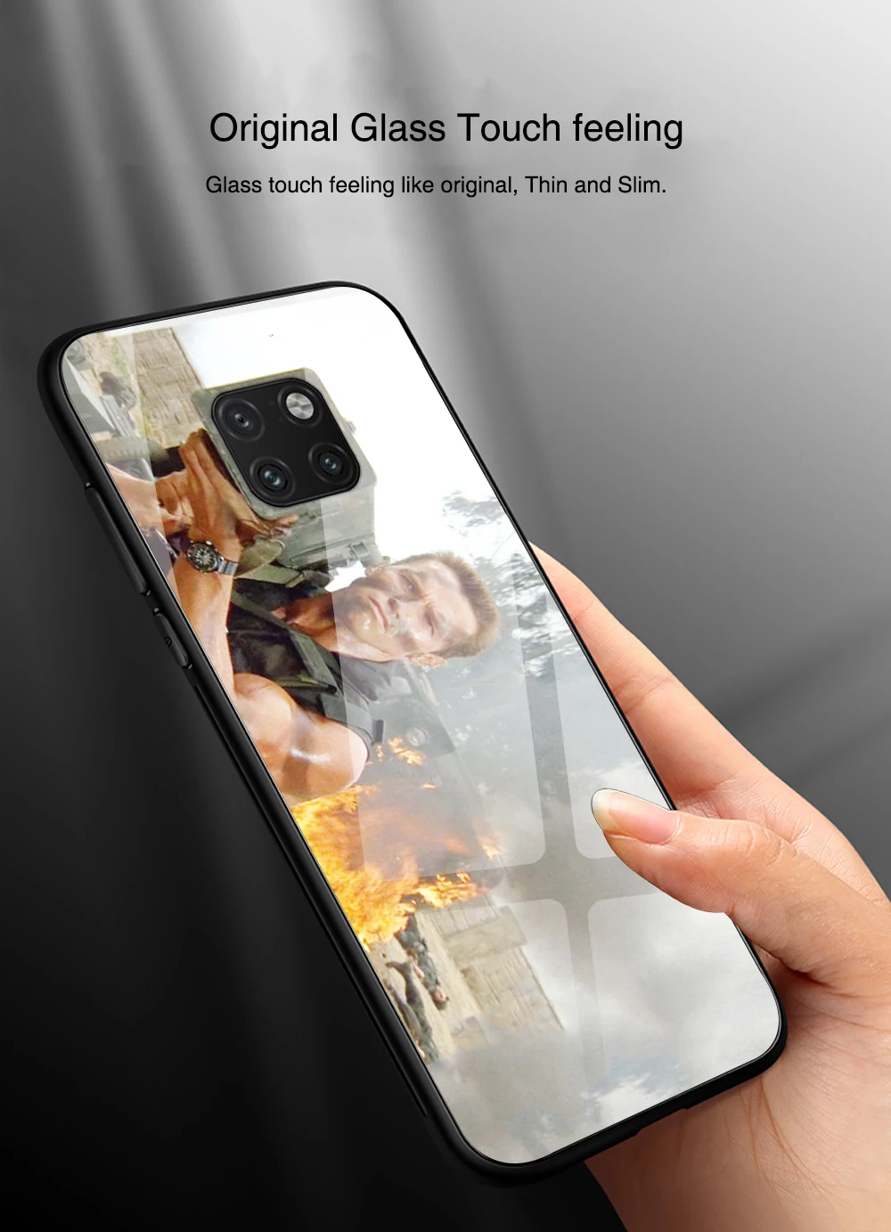 Чехол для huawei mate 20 pro Arnold Schwarzenegger, мягкий силиконовый стеклянный чехол для телефона, чехол для huawei mate 20 pro