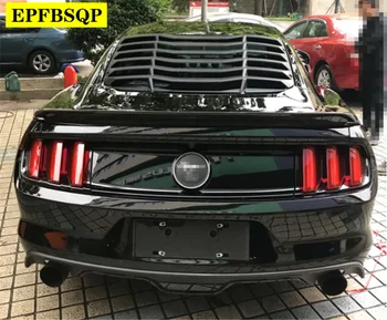

For Ford Mustang ABS material Rear Trunk Spoiler Wing GT350 R style 2015 2016 2017 Auto Racing Car Styling Tail Lip Wing