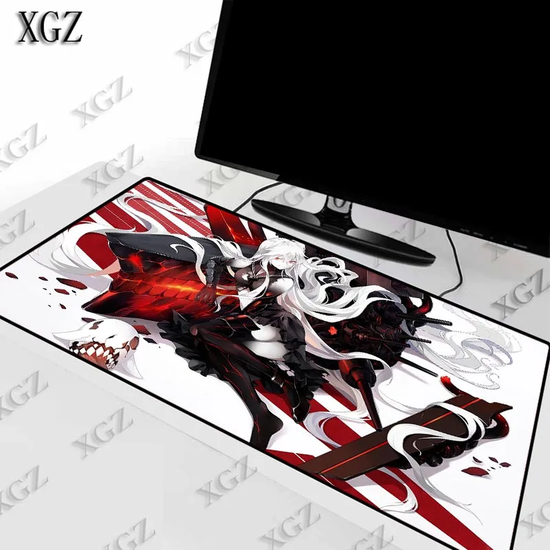 Большой игровой коврик для мыши XGZ Anime Girl Kantai Collection компьютерный Настольный с