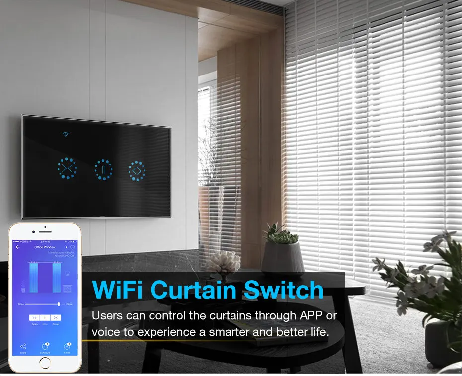 Smart Life WiFi занавес переключатель для электрического моторизованного занавеса слепой рольставни Google Home Amazon Alexa голосовое приложение управление