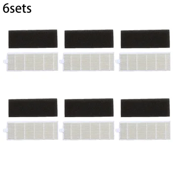 

6 Sets Filter Sponge For Tefal RG6871WH RR68OF0 Robot Vacuum Cleaner Accessories Vacuum Cleaner Parts