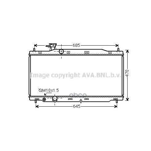 Engine Cooling radiator Ava. HD2241
