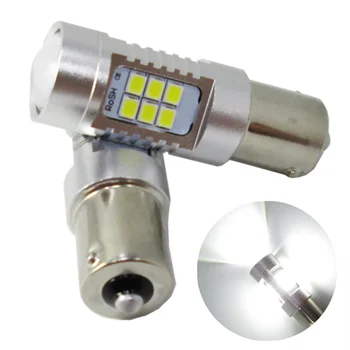 

2x High Power 21W 1156 BAU15S BA15S 21LED Samsung 2835 21smd CANBUS Reverse Backup Turn Signals Reverse Lamp 6000k 12V24V white
