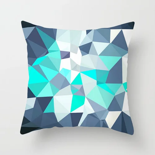 Marble simple abstract geometry pillow pillow short plush pillowcase customization christmas cushions Cushions