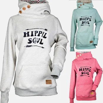 

Autumn Three Buckle Women Sweatshirt Casual Letter Printed Hooded Female Sweatshirts 2020 Winter Loose Plus size 5XL Ladies Tops