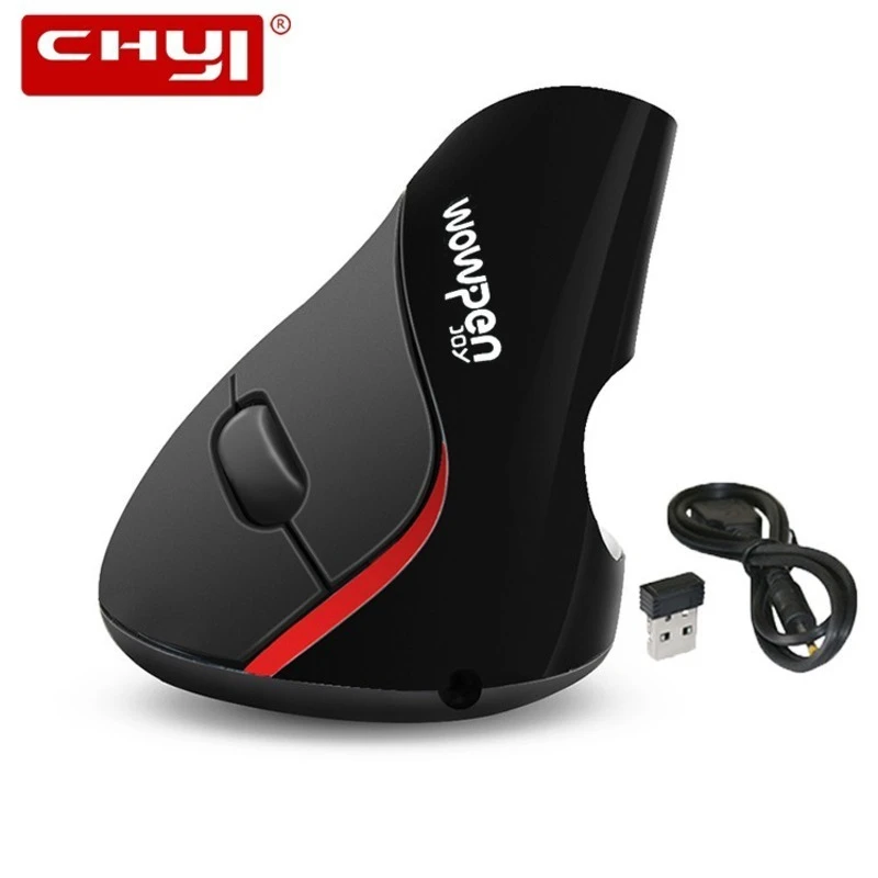 CHYI Vertical Wireless Ergonomic Laptop Stand Computer Mouse