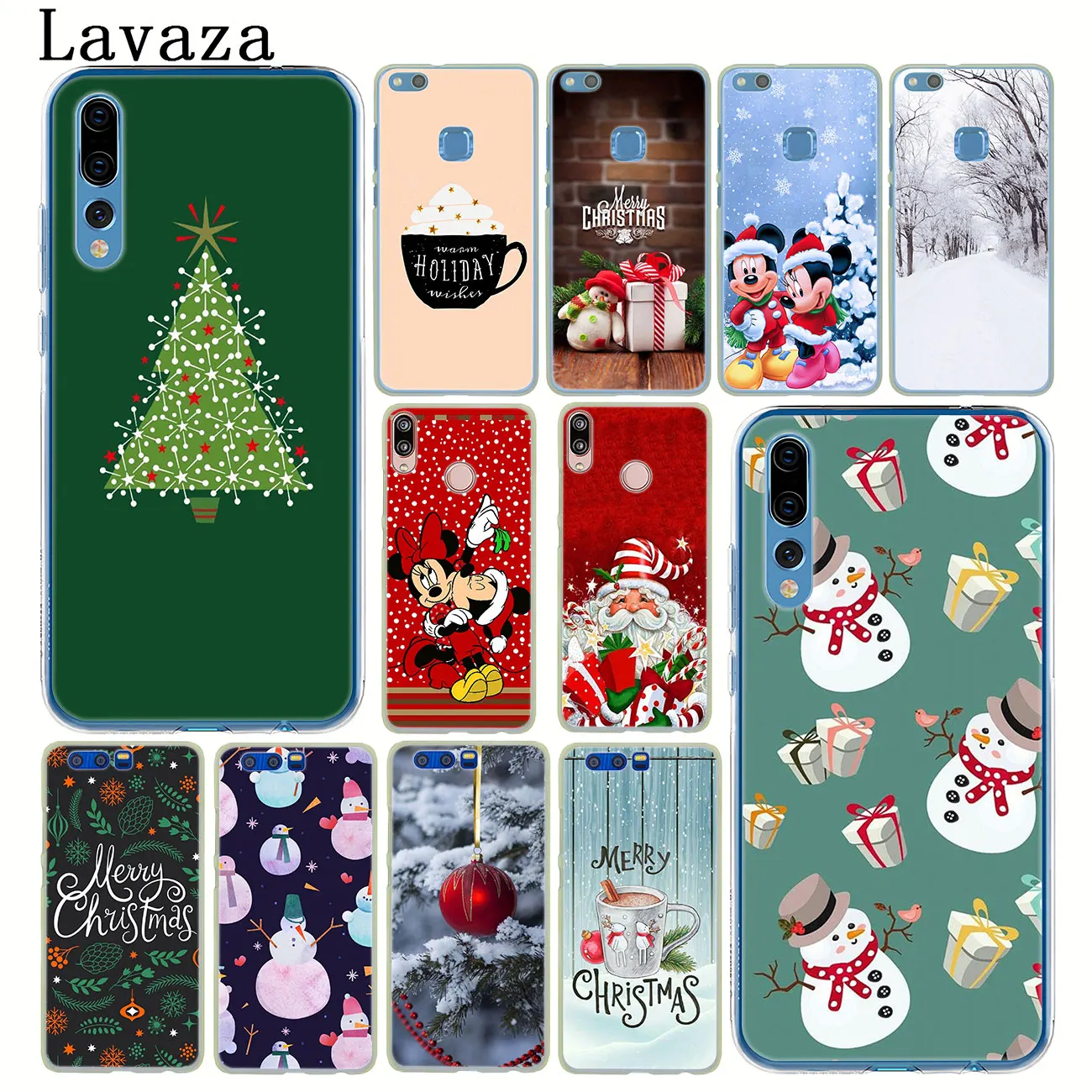 Чехол Lavaza Merry Christmas снеговик для телефона huawei P30 P20 Pro P10 P9 Plus P8 Lite Mini 2016 2017 P smart Z 2019 |